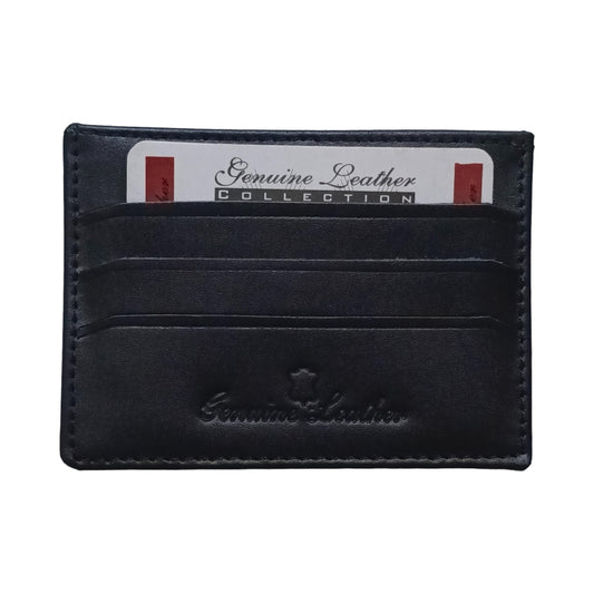 Card Holder | Cow Leather | Minimalistic | Black