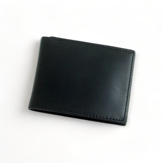 Classic Wallet | Cow Leather | Bifold | Black