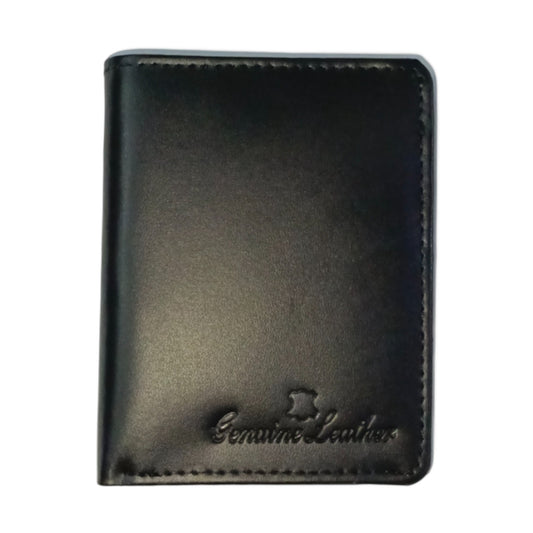 Card Holder | Sheep Leather | Bifold | Black