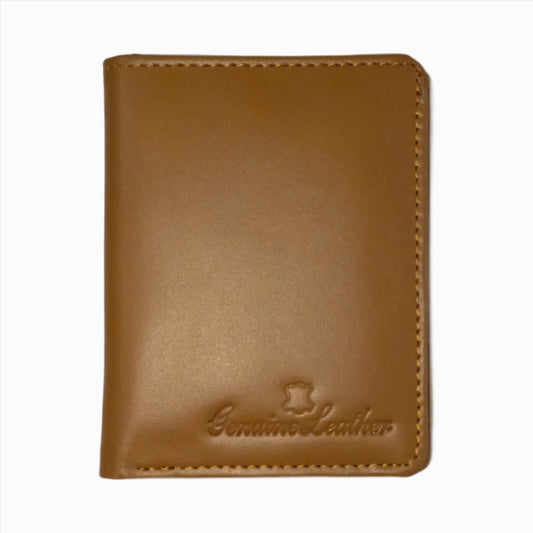 Card Holder | Sheep Leather | Bifold | Mustard